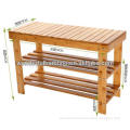 New Product for 2014 Moso Bamboo Shoe Rack Bench Stool